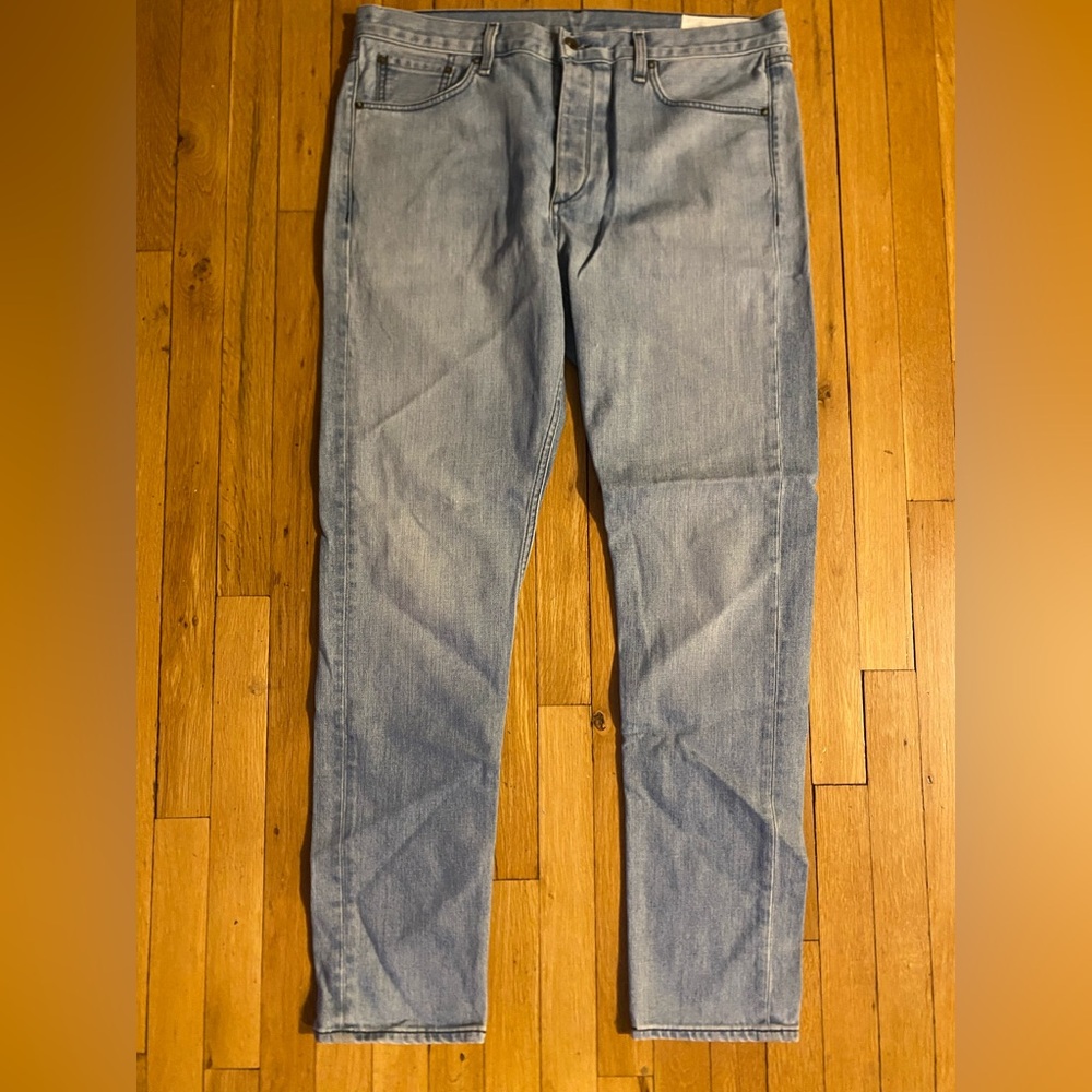Rag Bone Mens Size 38 Fit 1 Extra Slim Rialto Light Wash Jeans Pants Button Fly